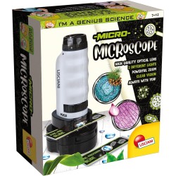 Lisciani I Am A GENIUS MICRO-MICROSCOPE Discovery Of The Micro World For Children From 7 Years Portable Microscope 105557 800832