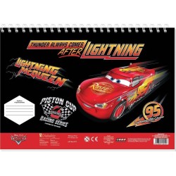 Diakakis imports Disney Cars Μπλοκ Ζωγραφικής Cars 23X33 40Φυλ Αυτοκ-Στενσιλ- 2Σελ ΧΡ - 1 Τμχ 000564987 5205698748257