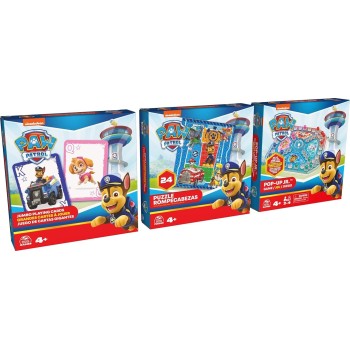 Spin Master PAW Patrol - Game Bundle Με Κάρτες Jumbo - Pop -Up Παιχνίδι Και 24 Κομμάτια Παζλ 097772 778988461747