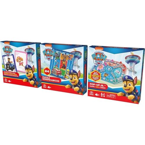 Spin Master PAW Patrol - Game Bundle Με Κάρτες Jumbo - Pop -Up Παιχνίδι Και 24 Κομμάτια Παζλ 097772 778988461747