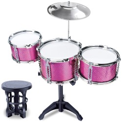 Toys-shop Choice N1 Series Jazz Drum Set With 3 Drums And 1 Chair JM095806 6990225958061