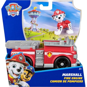 Spin Master paw patrol, marshalls fire engine, toy vehicle with collectible action figu 107191 681147037397