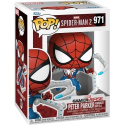 Funko pop! games: spider-man 2- peter parker suit - spider-man 2 video game - col 093353 889698761093
