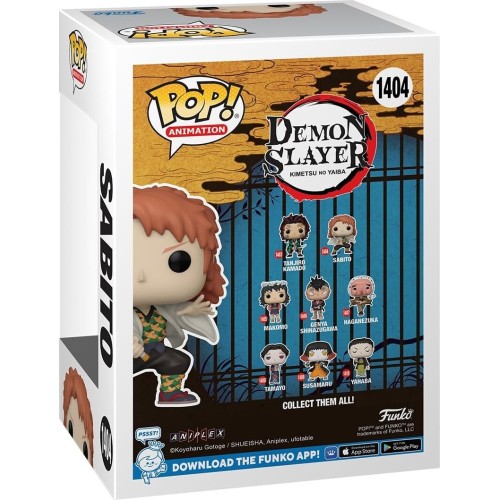Funko pop! animation: demon slayer - sabito - no mask - collectable vinyl figure  085164 889698721318