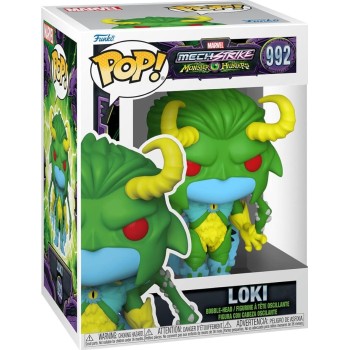 Funko Marvel Avengers Pop! Marvel: Mech Strike Monster Hunters - Loki 992 Bobble-Head Φιγούρα Βινυλίου 074646 889698615242