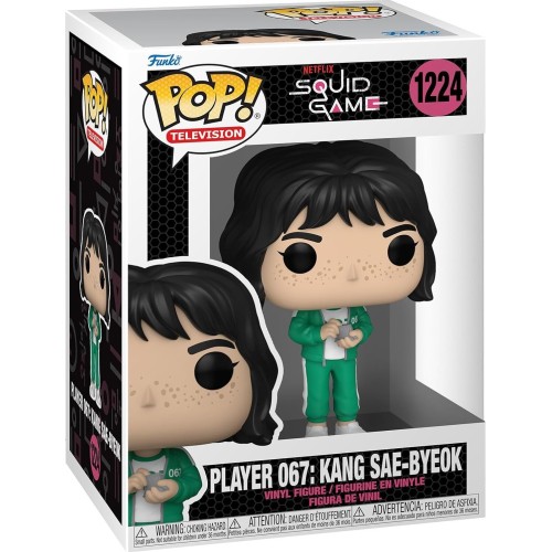 Funko  pop! television: squid game - player 067: kang sae-byeok 1224 Φιγούρα Βινυλίου 074320 889698647977