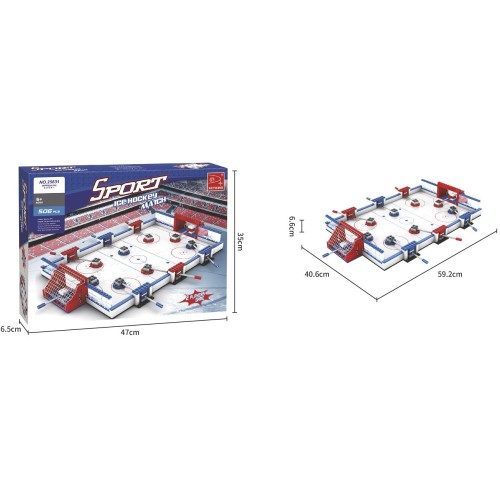 Toys-shop Choice Sport Ice Hockey Match Επιτραπέζιο Χόκει Τουβλάκια 506Pcs JK179180 6990225791804