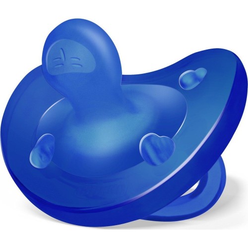 Chicco Pacifier all Silicone Physioforma Soft Blue for 16-36 Months C60-73091-96 8058664176007