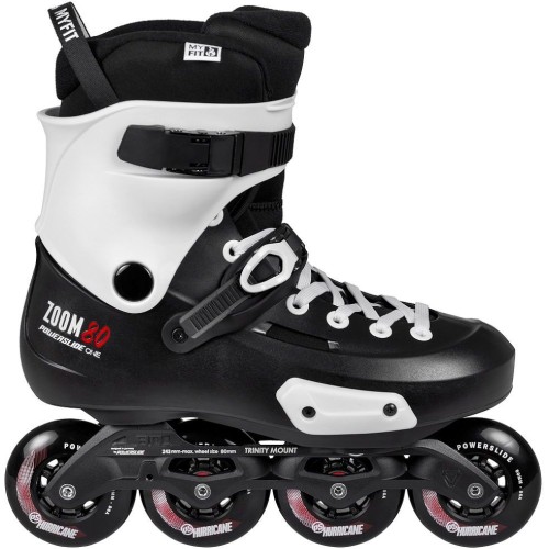 POWERSLIDE zoom pro 80 πατίνια χρώμα μαύρο-λευκό, μέγεθος 39-40 19.880237/39 4040333512272