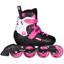 POWERSLIDE khaan magic pink αυξομειούμενα πατίνια - μαύρο/λευκό/ροζ 19.940717 4040333604472