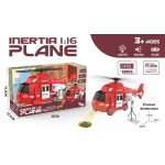 Toys-shop Choice Rescue Series Friction Ελικόπτερο Διάσωσης Με Φώτα, Ήχους JA125354 6990225253548
