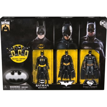 DC The Batman Spin Master Batman Figure Batman 85th Anniversary 4 Ultimate Pack 6070909* 102118 681147031616