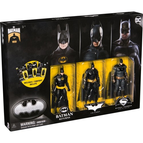 DC The Batman Spin Master Batman Figure Batman 85th Anniversary 4 Ultimate Pack 6070909* 102118 681147031616