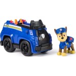 Spin Master paw patrol, chases patrol cruiser, toy car with collectible action figure,  107158 681147037502