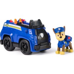 Spin Master paw patrol, chases patrol cruiser, toy car with collectible action figure,  107158 681147037502