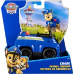 Spin Master paw patrol, chases patrol cruiser, toy car with collectible action figure,  107158 681147037502