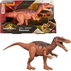 Mattel Jurassic World Rebirth Wild Roar Baryonyx Δεινόσαυρος Με Κινούμενα Μέλη Tail Controlled Attack Chomp & Sound JGB87 / JGC7