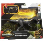 Mattel Jurassic World Rebirth Strike Attack Monolophosaurus Dinosaur Toy, Single Strike Action, Authentic & Posable JGB77 / JCL6