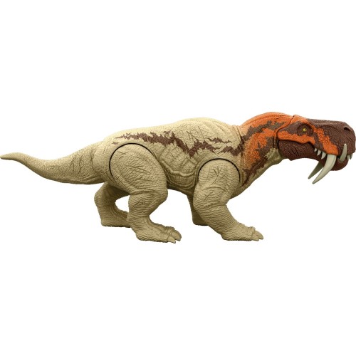 Mattel Jurassic World Rebirth Strike Attack Inostrancevia Δεινόσαυρος Με Σπαστά Μέλη With Single Strike Action, Authentic Design