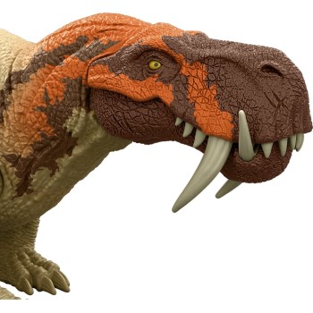 Mattel Jurassic World Rebirth Strike Attack Inostrancevia Δεινόσαυρος Με Σπαστά Μέλη With Single Strike Action, Authentic Design
