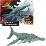 Mattel Jurassic World Rebirth Frenzy Pack Torvoneustes Dinosaur Figure, Authentic Toy, Digital Play JGB72 / JCL54 194735272921