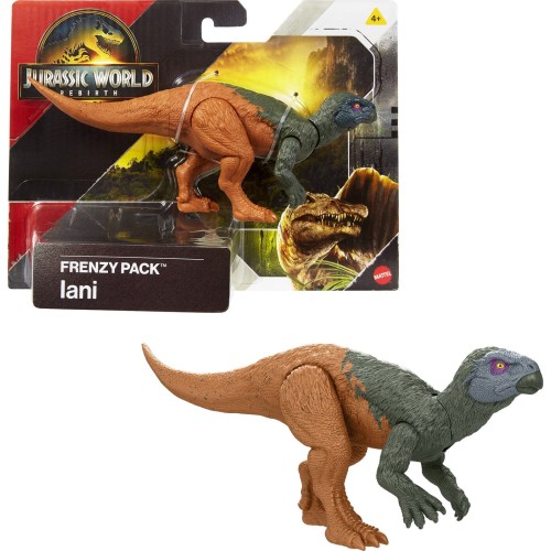 Mattel Jurassic World Rebirth Frenzy Pack Iani Dinosaur Figure, Authentic Toy, Φιγούρα Παιχνιδιού JGB72 / JCL52 194735272952