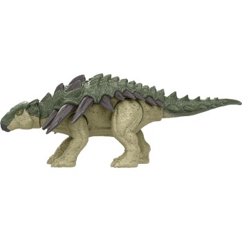 Mattel Jurassic World Rebirth Frenzy Pack Edmontonia Dinosaur Figure, Authentic Toy, Digital Play JGB72 / JCL50 194735272969