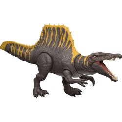 Mattel Jurassic World Rebirth Tail Thrasher Spinosaurus Δεινόσαυρος Με Διπλή Λειτουργία Επίθεσης Και Ήχους Φιγούρα Παιχνιδιού JG