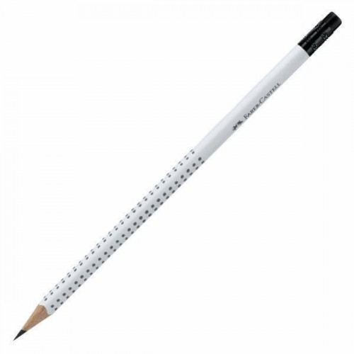 Faber-Castell Μολύβι Grip Me Γόμα Λευκό Ηβ 100-058-762 4005400097106