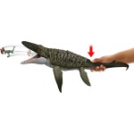 Mattel Jurassic World Rebirth Bite N Blast Mosasaurus Action Figure And Mini Dilophosaurus Dinosaur Toy JCH00 194735270620