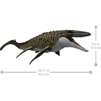 Mattel Jurassic World Rebirth Bite N Blast Mosasaurus And Mini Dilophosaurus Με Λειτουργία Κίνησης Και Ήχους Φιγούρα Παιχνιδιού 