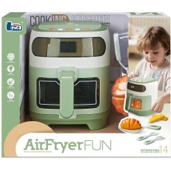 Toys-shop Choice B/O Airfryer With Light And Sound+Spray(3*AA Not Battery) JU105076 6990225050765