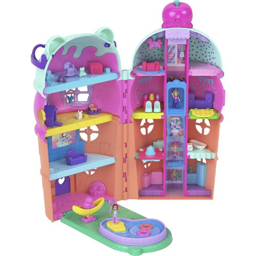 Mattel Polly Pocket Σπιτάκι Παγωτό Gelato Σετ Παιχνιδιών JFT91 194735305803