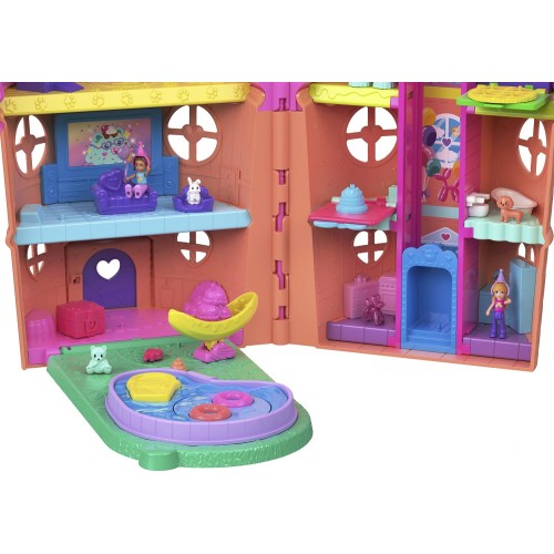 Mattel Polly Pocket Σπιτάκι Παγωτό Gelato Σετ Παιχνιδιών JFT91 194735305803