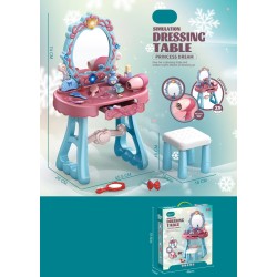 Toys-shop Choice Beauty Set With Light,Sound(Hair Dryer 2*AA+Mirror 2*AA Without Battery) JX069386 6990225693863