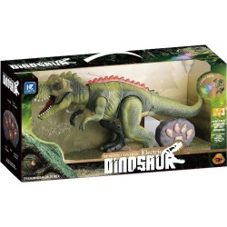 Toys-shop Choice R/C Dinosaur With Light,Sound,Spray(Dinosaur 3*AA,Remote Control 2*AA Not Included) JF093534 6990225935345