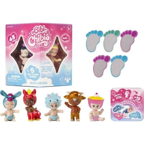 eolo Bibi Chibis Σετ 5 Κούκλες (48 Σχέδια Series 1) - 1 Σετ 04548 630996934043