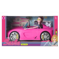 Toys-shop Choice Sasha Happy Driving Κούκλα Με Αυτοκίνητο JO192304 6990225923045