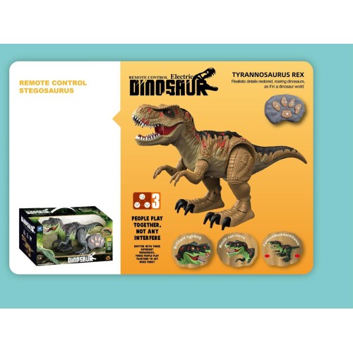 Toys-shop Choice R/C Τηλεκατευθυνόμενος Δεινόσαυρος Tyrannosaurus Rex Με Ήχους, Φως, Κίνηση JF093533 6990225935338