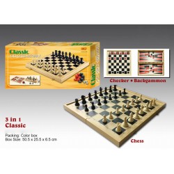 Toys-shop Choice 3 IN 1 Classic Chess JK172006 6990225720064