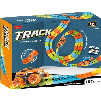 Toys-shop Choice B/O Building Block Flexibility Πίστα Αυτοκινητόδρομος - 191 Τμχ JK172517 6990225725175