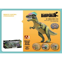 Toys-shop Choice R/C Dinosaur With Light,Sound(Dinosaur 3*AA,Remote Control 2*AA Not Included) JF093535 6990225935352