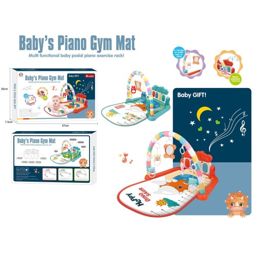 Toys-shop Choice Baby Piano Gym Mat 3*AA Without Battery JM082442 6990225824427