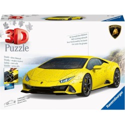 Ravensburger 3D Puzzle 108 Pcs Lamborghini Huracan - Yellow 11562 4005556115624
