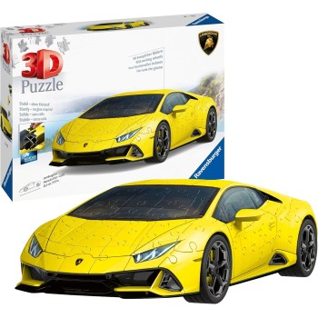 Ravensburger 3D Puzzle 108 Pcs Lamborghini Huracan - Yellow 11562 4005556115624