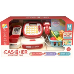 Toys-shop Choice Cash Register Set With Light,Sound(2*AA Without Battery) JU104471 6990225044719