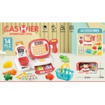 Toys-shop Choice Cash Register Set With Light,Sound(2*AA Without Battery) JU104471 6990225044719