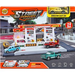 Toys-shop Choice Parking Lot With 1Pcs Alloy Car Set JZ107109 6990225071098