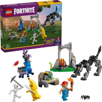 LEGO Fortnite peely and sparkplugs camp 77075 5702017824307