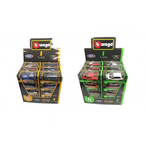 Bburago 1/43 Street Fire Green/Yellow 18/30010 G 4893993300006